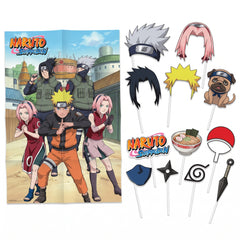 Naruto Shippuden Scene Setter & Photo Booth Props Kit