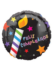 Felizz Cumpleanos Candle Balloon