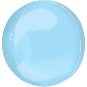 Pastel Blue Orbz Metallic Foil Balloon