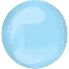 Pastel Blue Orbz Metallic Foil Balloon