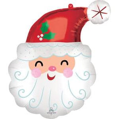 Smiling Santa Foil Super Shape Balloon
