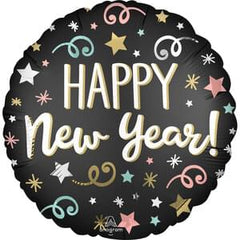 New Year's Eve Confetti Metallic Foil Balloon