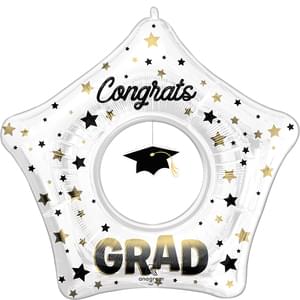 Ombr√© Graduation Cap Foil Balloon Bouquet