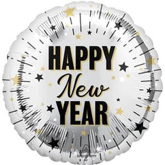Elegant New Year's Celebration Metallic Foil Balloon