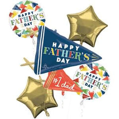 Father's Day Varsity Dad Foil Balloon Bouquet