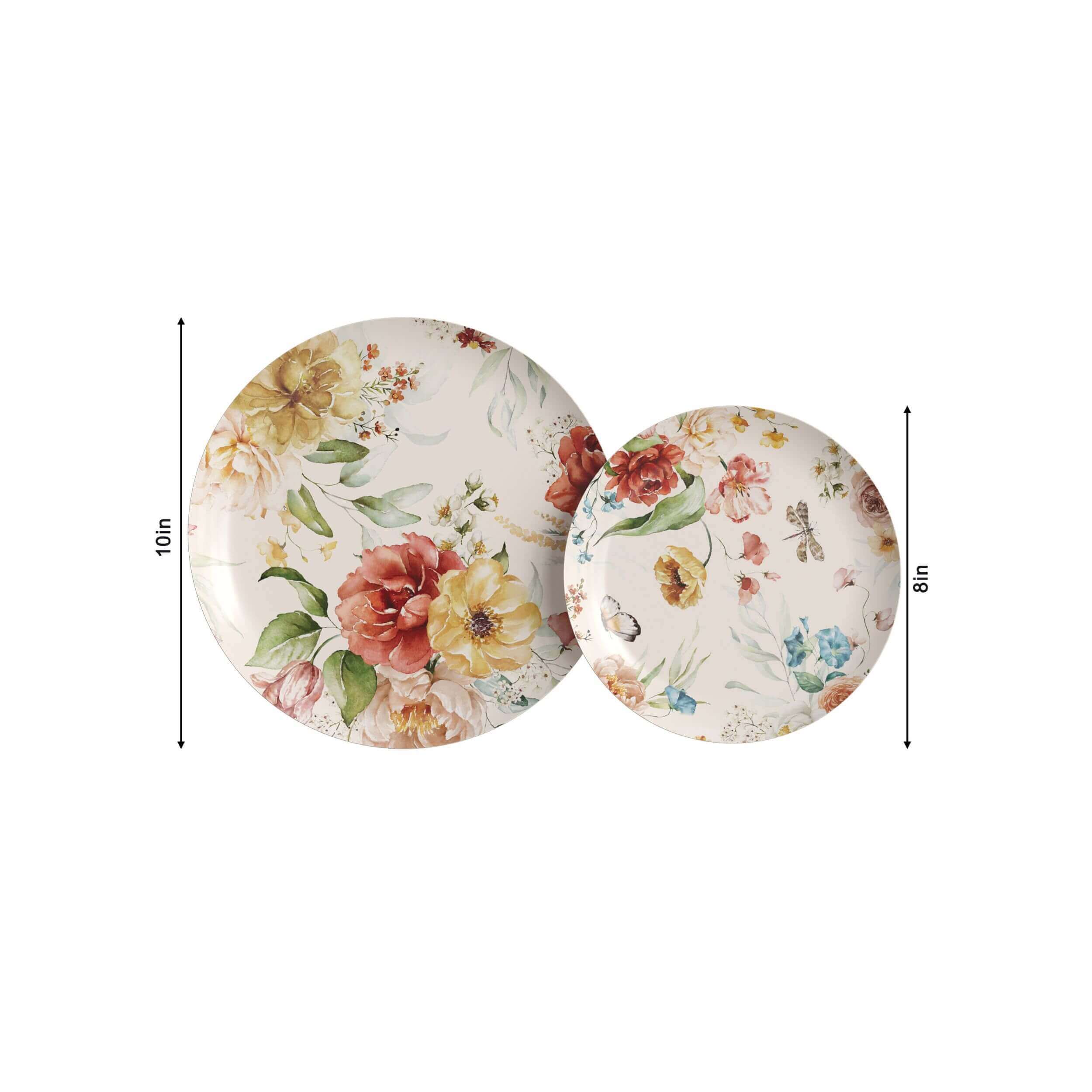 Earthtrends Aviv Design Paper Plates Combo Set 16/16