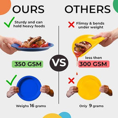 7 in. Gold Plastic Plates | Case of 600