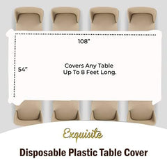 Patriotic Plastic Table Covers | 12 Pack | 54 in. x 108 in.