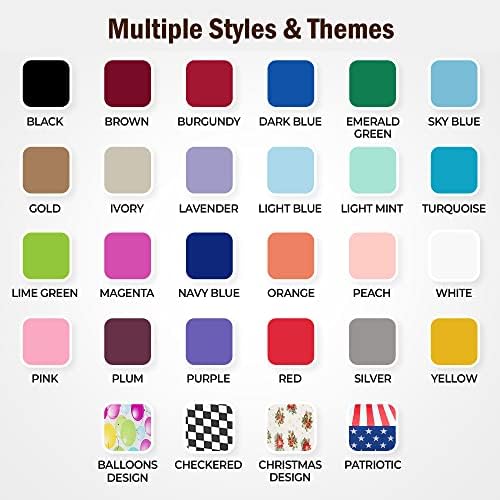 Balloon Print Plastic Table Covers | 12 Pack | 54 in. x 108 in.