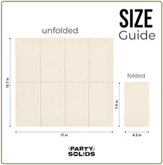 Ivory Guest Towel Napkins