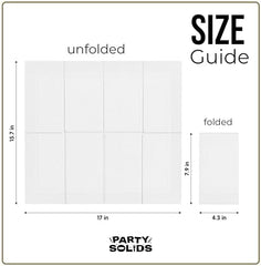 White Guest Towel Napkins