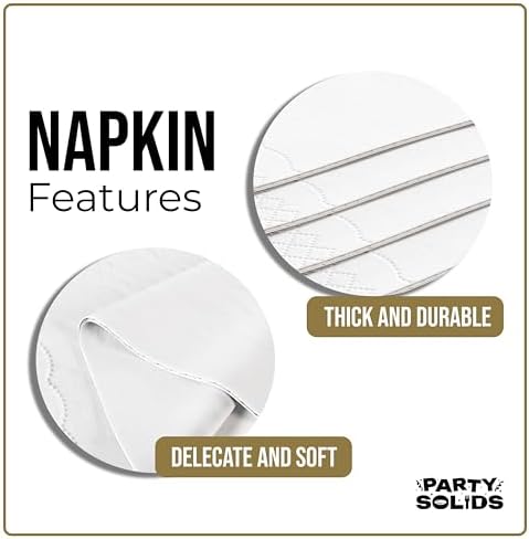 White Guest Towel Napkins