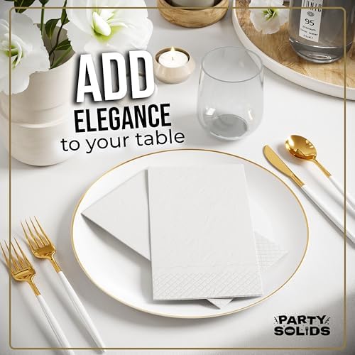 White Guest Towel Napkins