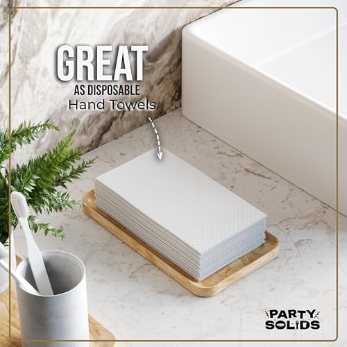 White Guest Towel Napkins