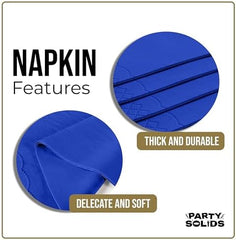 Dark Blue Guest Towel Napkins
