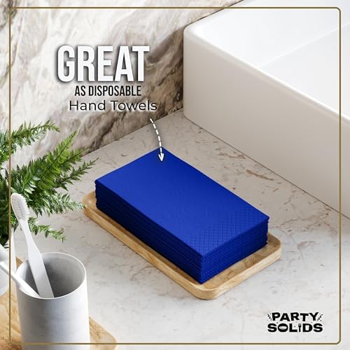 Dark Blue Guest Towel Napkins
