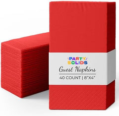Red Guest Towel Napkins - 1920 Ct.