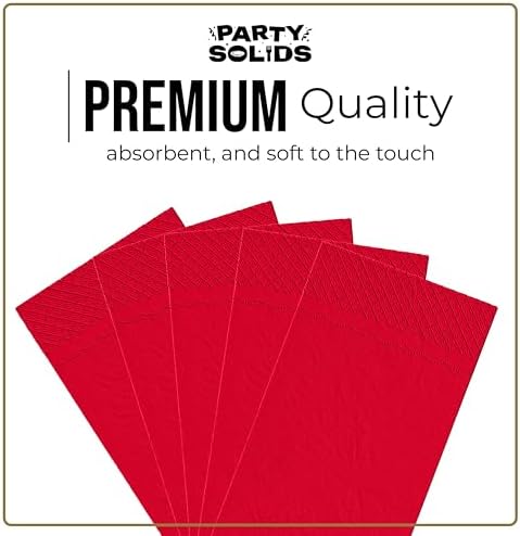 Red Guest Towel Napkins