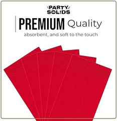 Red Guest Towel Napkins