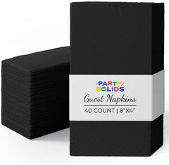 Black Guest Towel Napkins - 1920 Ct.