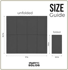 Black Guest Towel Napkins