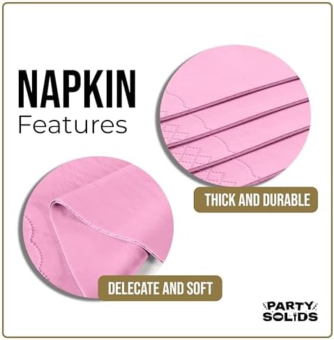 Pink Guest Towel Napkins