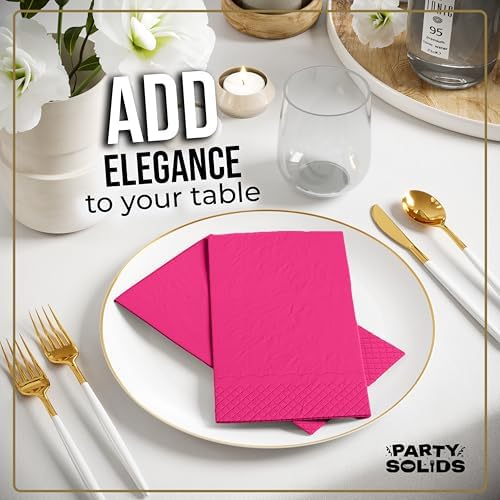 Cerise Guest Towel Napkins