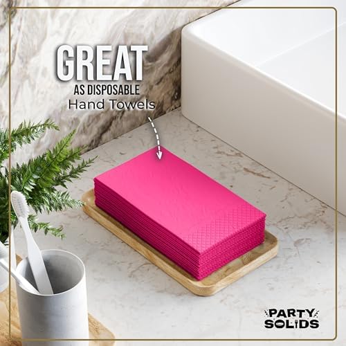Cerise Guest Towel Napkins