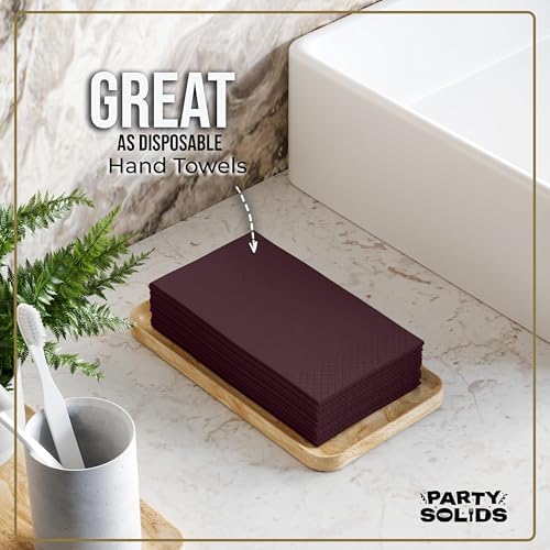 Brown Guest Towel Napkins