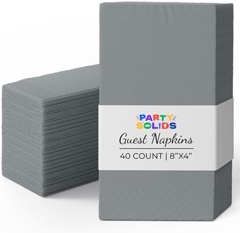 Silver Guest Towel Napkins - 1920 Ct.