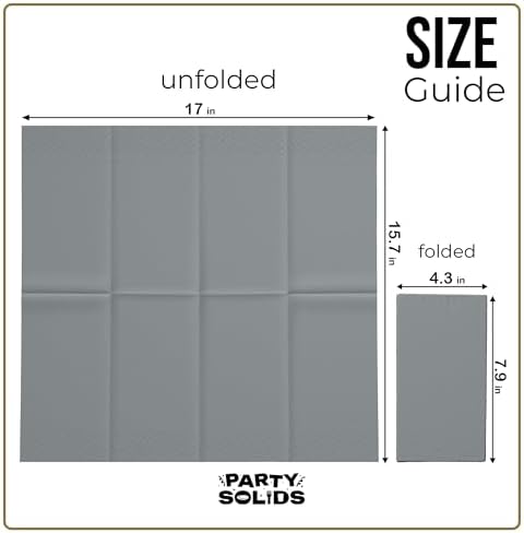 Silver Guest Towel Napkins