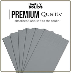 Silver Guest Towel Napkins