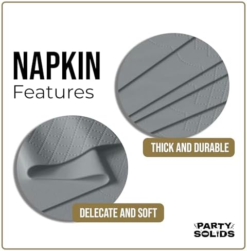 Silver Guest Towel Napkins