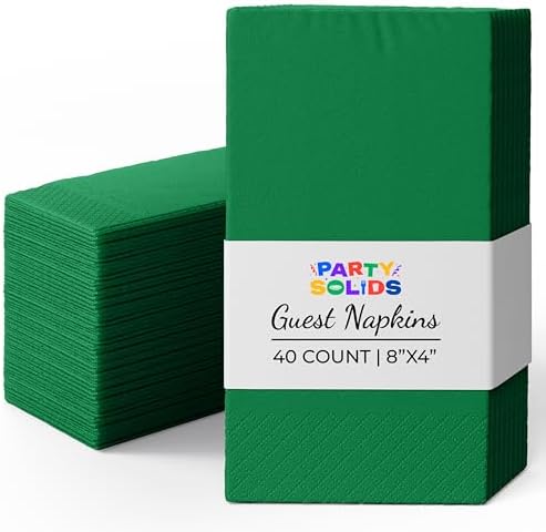 Emerald Green Guest Towel Napkins - 1920 Ct.