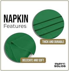 Emerald Green Guest Towel Napkins