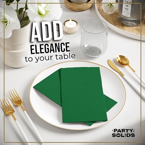 Emerald Green Guest Towel Napkins