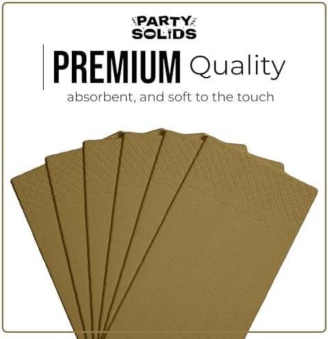 Gold Guest Towel Napkins