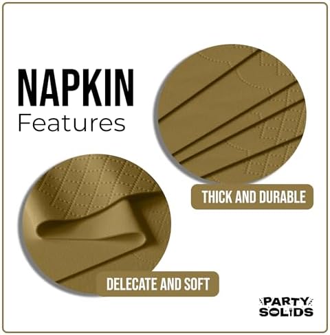 Gold Guest Towel Napkins