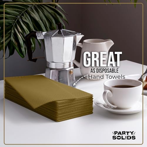 Gold Guest Towel Napkins