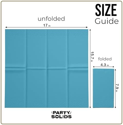 Turquoise Guest Towel Napkins