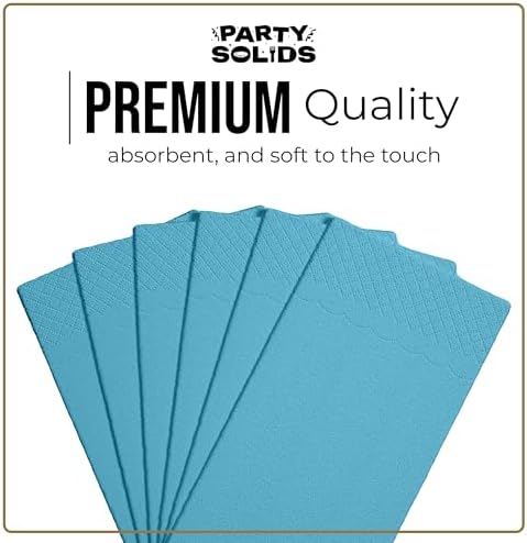 Turquoise Guest Towel Napkins
