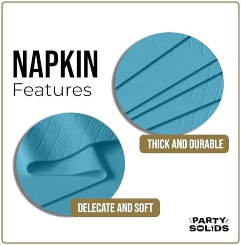 Turquoise Guest Towel Napkins
