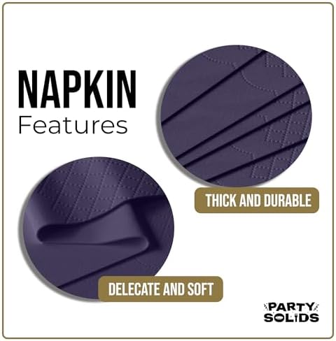 Navy Guest Towel Napkins