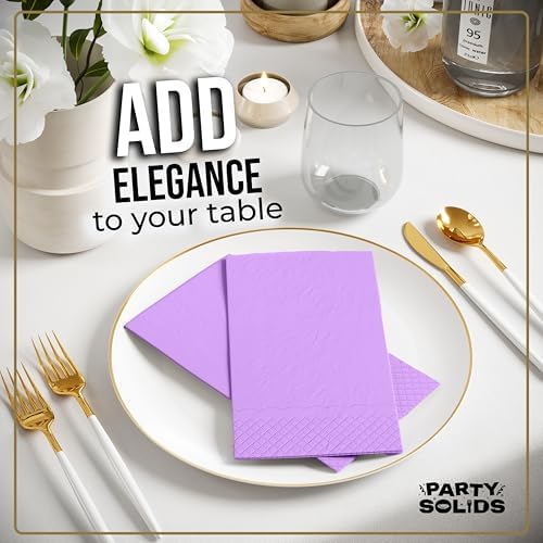 Lavender Guest Towel Napkins