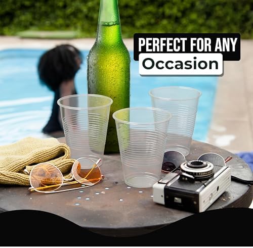 18 Oz. Clear Plastic Cups | 50 Ct.
