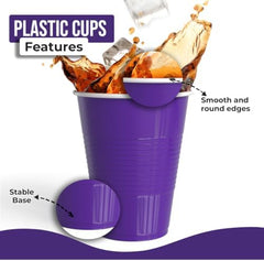 18 Oz. Purple Plastic Cups | 50 Ct.