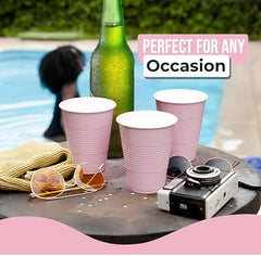 18 Oz. Pink Plastic Cups | 50 Ct.