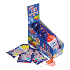 Icee Popping Candy W/Lollipop/18 Per