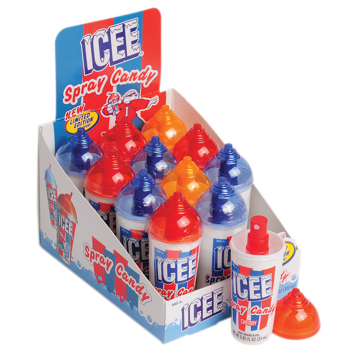 Icee Spray Candy/12 Per Disp