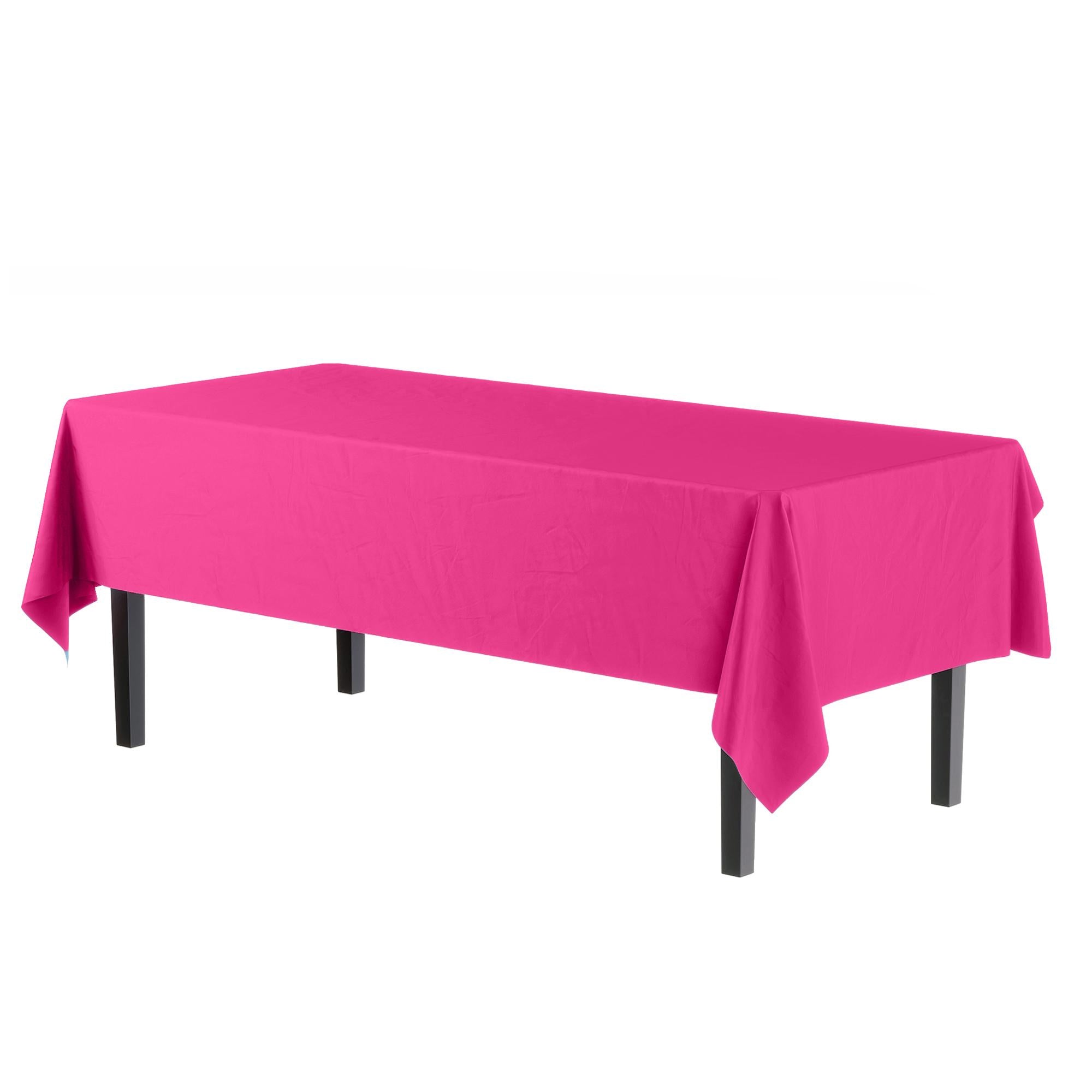 Premium Cerise Table Covers | 12 Pack